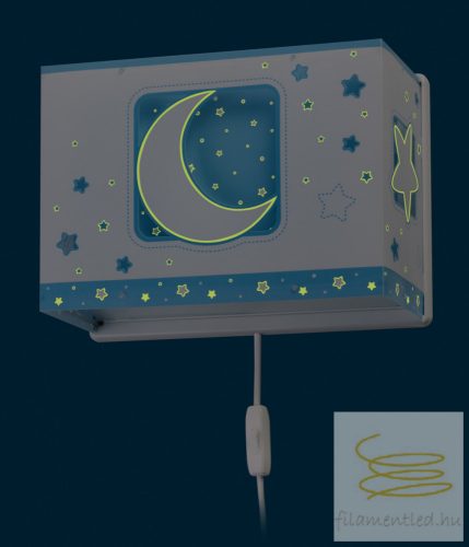 DALBER WALL LAMP MOON LIGHT BLUE 63238T