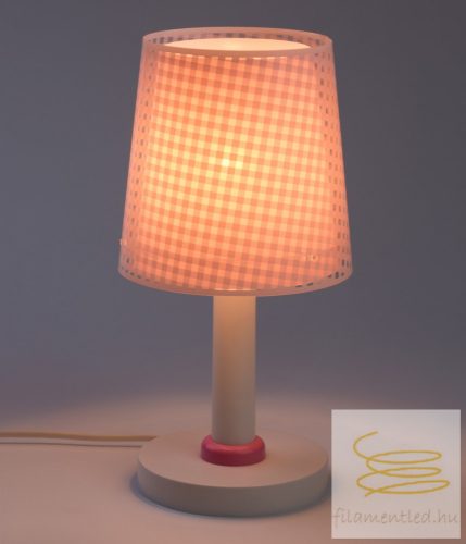 DALBER TABLE LAMP VICHY PINK 80221S