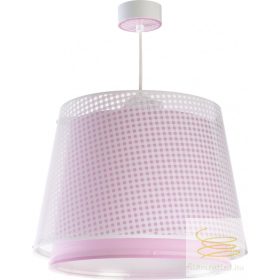 DALBER HANGING LAMP VICHY PINK 80222S