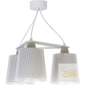 DALBER 3 LIGHT HANGING LAMP VICHY BEIGE 80224B