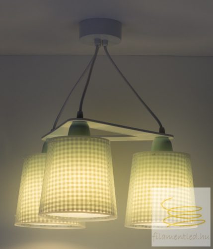 DALBER 3 LIGHT HANGING LAMP VICHY GREEN 80224H