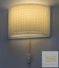 DALBER WALL LAMP VICHY BEIG 80228B