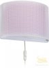 DALBER WALL LAMP VICHY PINK 80228S