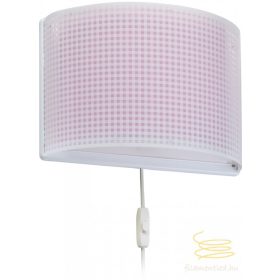 DALBER WALL LAMP VICHY PINK 80228S