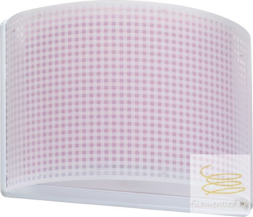 DALBER WALL LAMP VICHY PINK 80228S