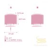 DALBER WALL LAMP VICHY PINK 80228S