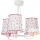 DALBER 3 LIGHT HANGING LAMP DREAM FLOWERS PINK 81177S