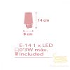 DALBER NIGHTLIGHT LED LIGHT FEELING PINK 92192