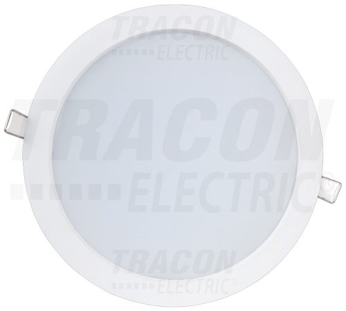 Tracon Kompakt beépíthető LED mélysugárzó 230VAC, 12W, 4000K, 1050lm. IP20, EEI=A+