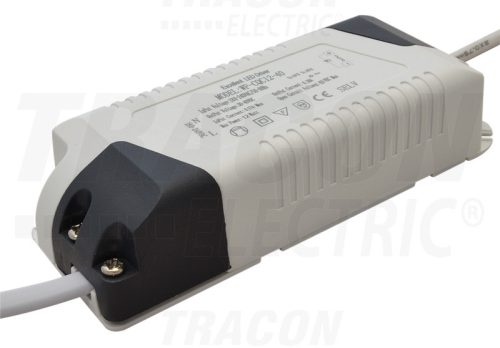 Tracon Fényerő-szabályozható meghajtóa LED-DL-12 panelekhez 220-240 V, 50 Hz, 12 W, 300 mA