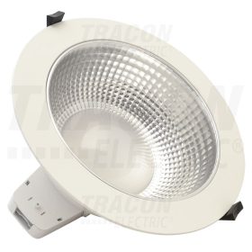   Tracon LED mélysugárzó változtatható színhőmérséklettel 230VAC,25W,2280/2650/2450lm,3000/4000/5700K,90°,IP54,EEI=A