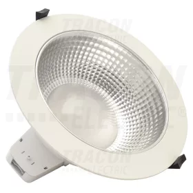  Tracon LED mélysugárzó változtatható színhőmérséklettel 230VAC,25W,2280/2650/2450lm,3000/4000/5700K,90°,IP54,EEI=A