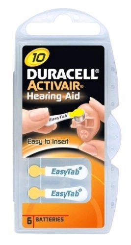 Duracell Hallókészülék Elem Activair DA10 B6
