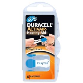 Duracell Hallókészülék Elem Activair DA675 B6
