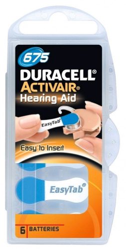 Duracell Hallókészülék Elem Activair DA675 B6