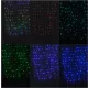 Entac Karácsonyi Függöny IP44 144 LED RGB 8x8 Funkció 1x1.5m IR távirányítóval
