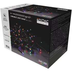   Entac Karácsonyi IP44 240 LED Sorolható Füzér MC 24m adapter nélkül