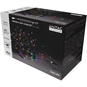   Entac Karácsonyi IP44 240 LED Sorolható Füzér MC 24m szett adapterrel