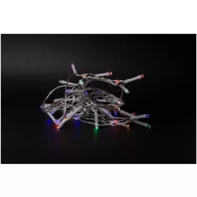   Entac Karácsonyi Füzér 96 LED-es, Időzítővel, Színes, 7m-es, elemes (3AA), IP44