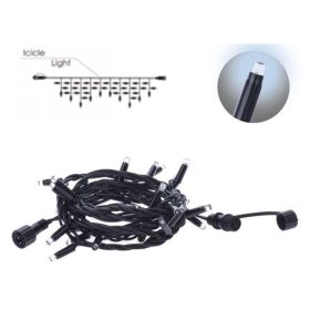   Entac Karácsonyi IP44 360 LED Sorolható Jégcsapfüzér CW 8m adapter nélkül