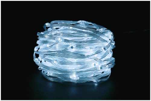 Entac Karácsonyi IP44 200 PVC Bevonatú Micro LED CW 20m, hideg fehér