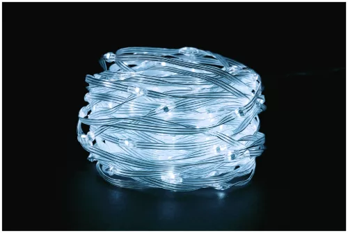Entac Karácsonyi IP44 200 PVC Bevonatú Micro LED CW 20m, hideg fehér