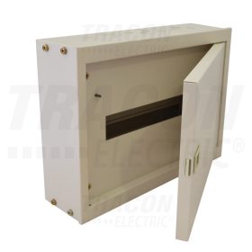   Tracon Fém elosztódoboz falon kívüli, maszkos, fehér 1×16 mod, H×W×D=305×445×110mm, IP42, RAL1013