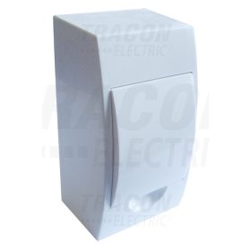   Tracon Falon kívüli elosztódoboz, fehér ajtóval, N/PE sínnel 1×4 modul, IP40, (H×W×D=200×110×70mm)
