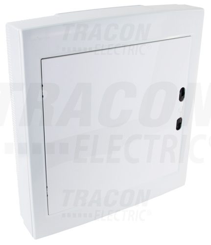 Tracon Falon kívüli elosztódoboz, fehér-sík ajtóval, NPE nélkül 2×18 (36) modul, IP40,  (H×W×D=505×464×100mm)