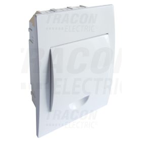   Tracon Süllyesztett elosztódoboz, fehér ajtóval, N/PE sínnel 1×6 modul, IP40, (H×W×D=200×160×60mm)