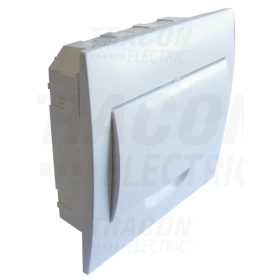   Tracon Süllyesztett elosztódoboz, fehér ajtóval, N/PE sínnel 1×8 modul, IP40, (H×W×D=180x220x88 mm)