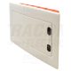 Tracon Süllyesztett elosztódoboz, fehér-sík ajtóval, NPE nélkül 1×12 (12) modul, IP40, (H×W×D=240×305×80mm)
