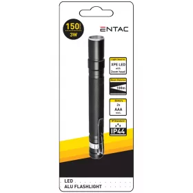 Entac Elemlámpa Zoom ALU CREE 3W övklipszel