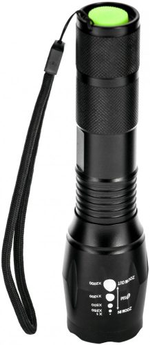 Entac Elemlámpa Fókuszálható Alu 5W (+Biciklikormány adapter)