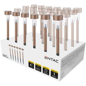   Entac Kerti Szolár Lámpa 36cm Rozsdamentes acél Barna 1 LED 24/kínáló