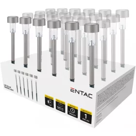   Entac Kerti Szolár Lámpa 36cm Rozsdamentes acél Szürke 1 LED 24/kínáló