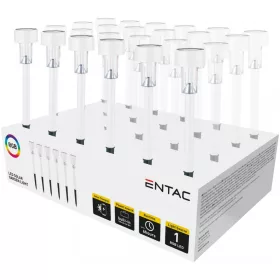   Entac Kerti Szolár Lámpa 36cm Rozsdamentes acél Fehér 1 LED RGB 24/kínáló