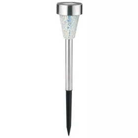   Entac Kerti Szolár Lámpa 40cm Rozsdamentes acél Mozaik Üveg 1 LED RGB 12/kínáló
