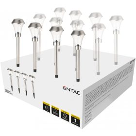   Entac Kerti Szolár Lámpa 40cm Rozsdamentes acél 1 LED 12/kínáló