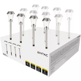   Entac Kerti Szolár Lámpa 40cm Rozsdamentes acél 1 LED 12/kínáló