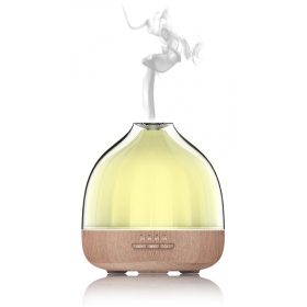   Entac Aromaterápiás Párásító Fa mintázat RGB Hangulatvilágítással 400ml 8W
