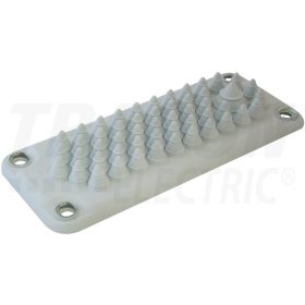   Tracon Elosztószekrény kábelbevezető, gumi, 51db kábelhez 222x92mm; IP55