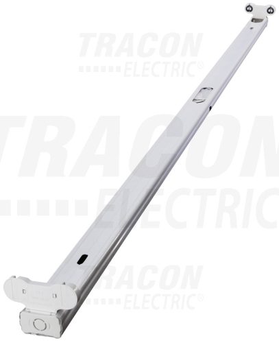 Tracon Nyitott lámpatest T8 LED világító csövekhez 230 VAC, max. 2×22 W, 1200 mm, 2×G13