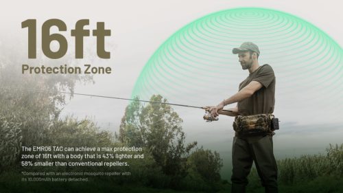 Nitecore Szúnyogriasztó Készülék EMR06 TAC (Beépített 1800mAh akkumulátorral)