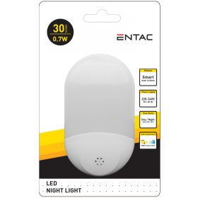Entac Éjjeli Fény 0.7W Alkonykapcsolóval WW