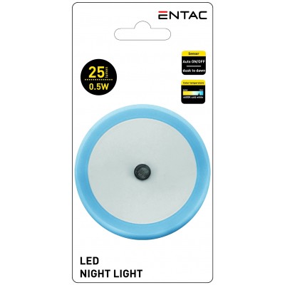 Entac Éjjeli Fény 0.5W Kör CW Kék