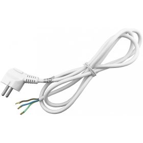   Entac Szerelhető hálózati kábel 3G1.5 1.5m Földelt Dugvillával Fehér