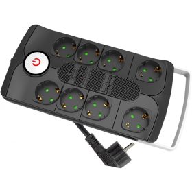   Entac Elosztó 8 Foglalat Kapcsolóval Túlfesz. védelemmel 1.5m 3G1,5