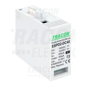   Tracon T2 DC típusú V túlfeszültség llevezető, betét 1000V