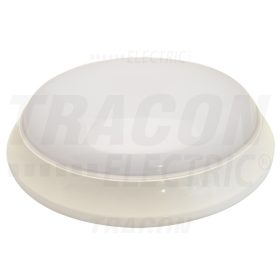   Tracon Műanyag búrás falon kívüli LED lámpatest fokozott védelemmel 100-240 V, 50 Hz, 28 W, 2100 lm, 4000 K, IP54, EEI=A